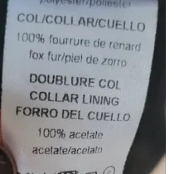 Sandro Paris Parka Dark Navy with removable real Fox fur trim and hood 36/4 - Picture 14 of 14